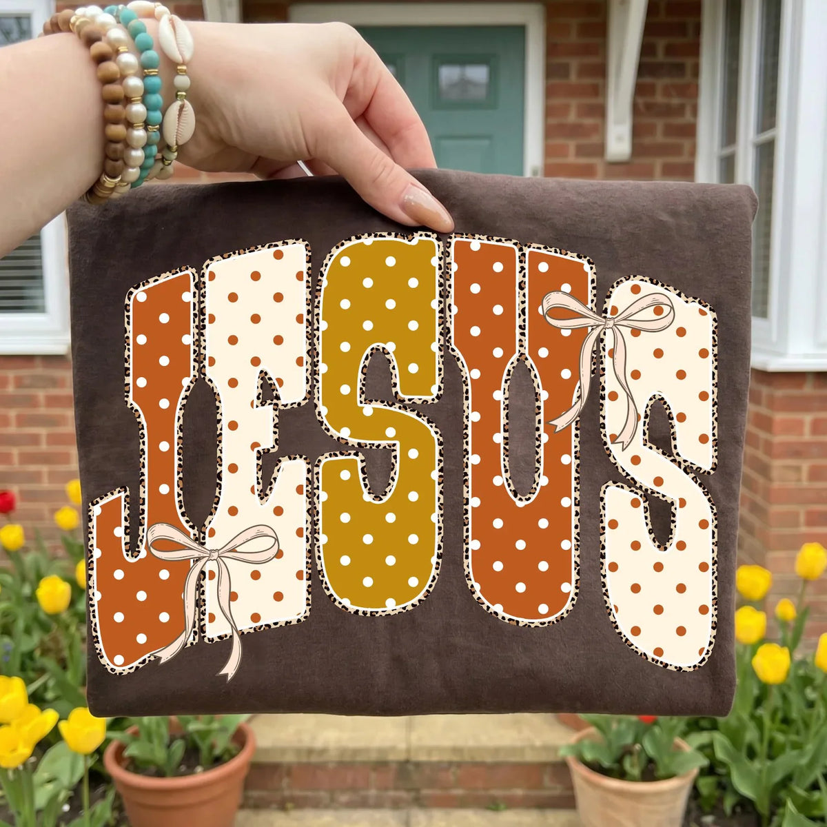 Polka Dot Fall Jesus