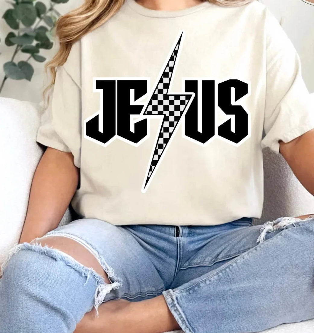 Jesus lightning bolt