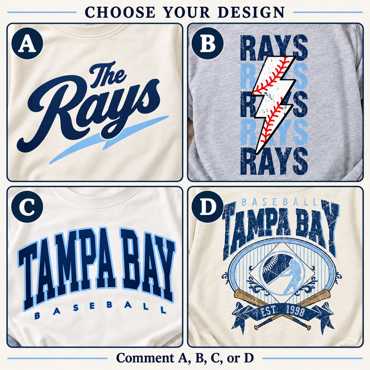 RAYS WORLD SERIES - crew neck