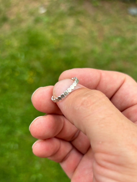 Flattened Beaded band