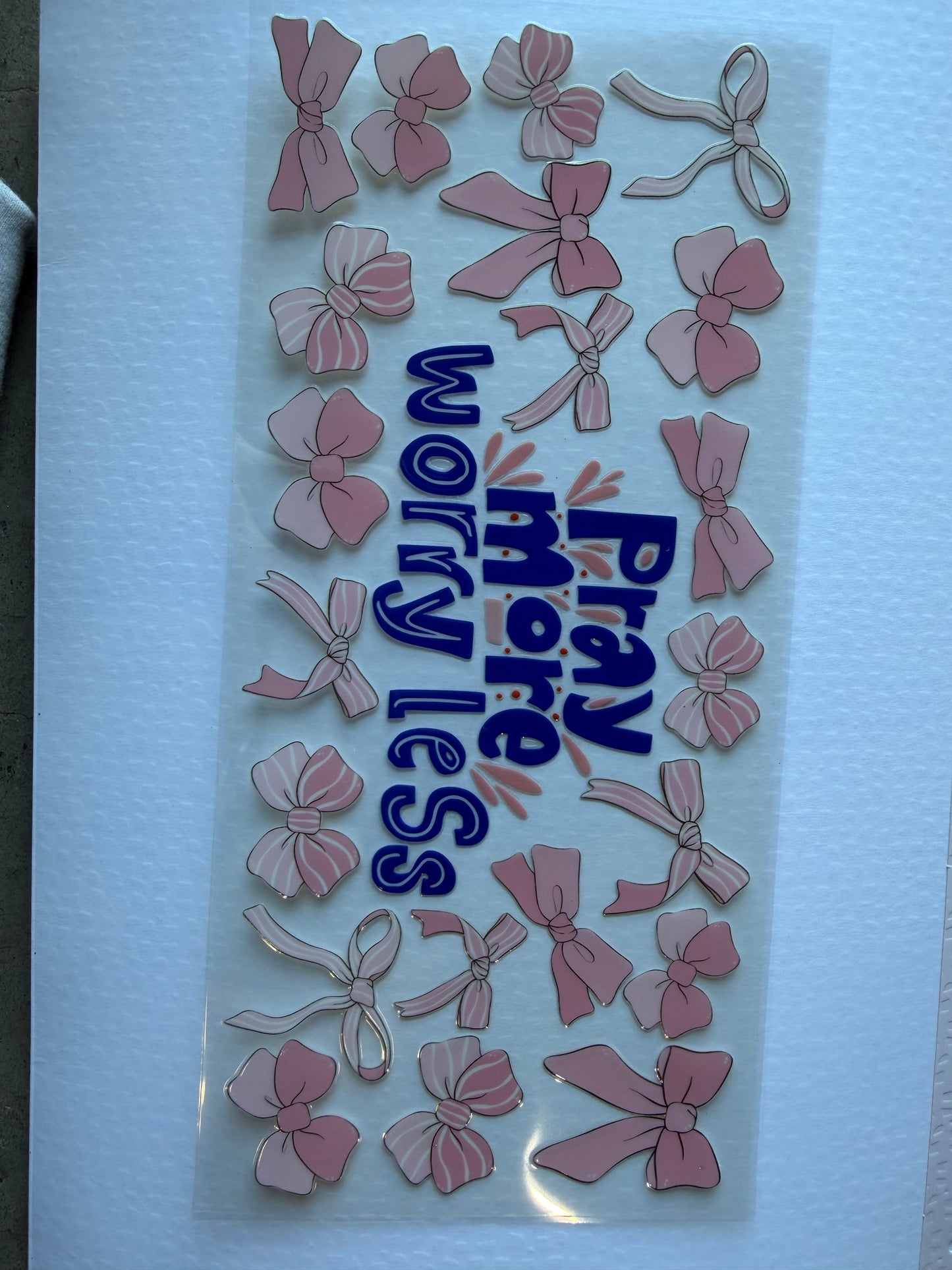 Pray more worry less