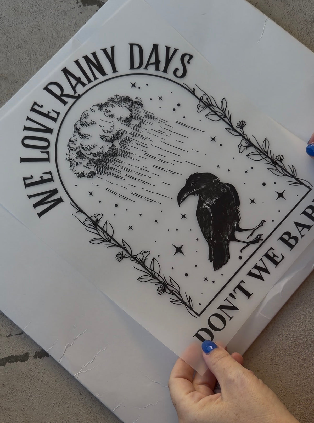We love rainy days