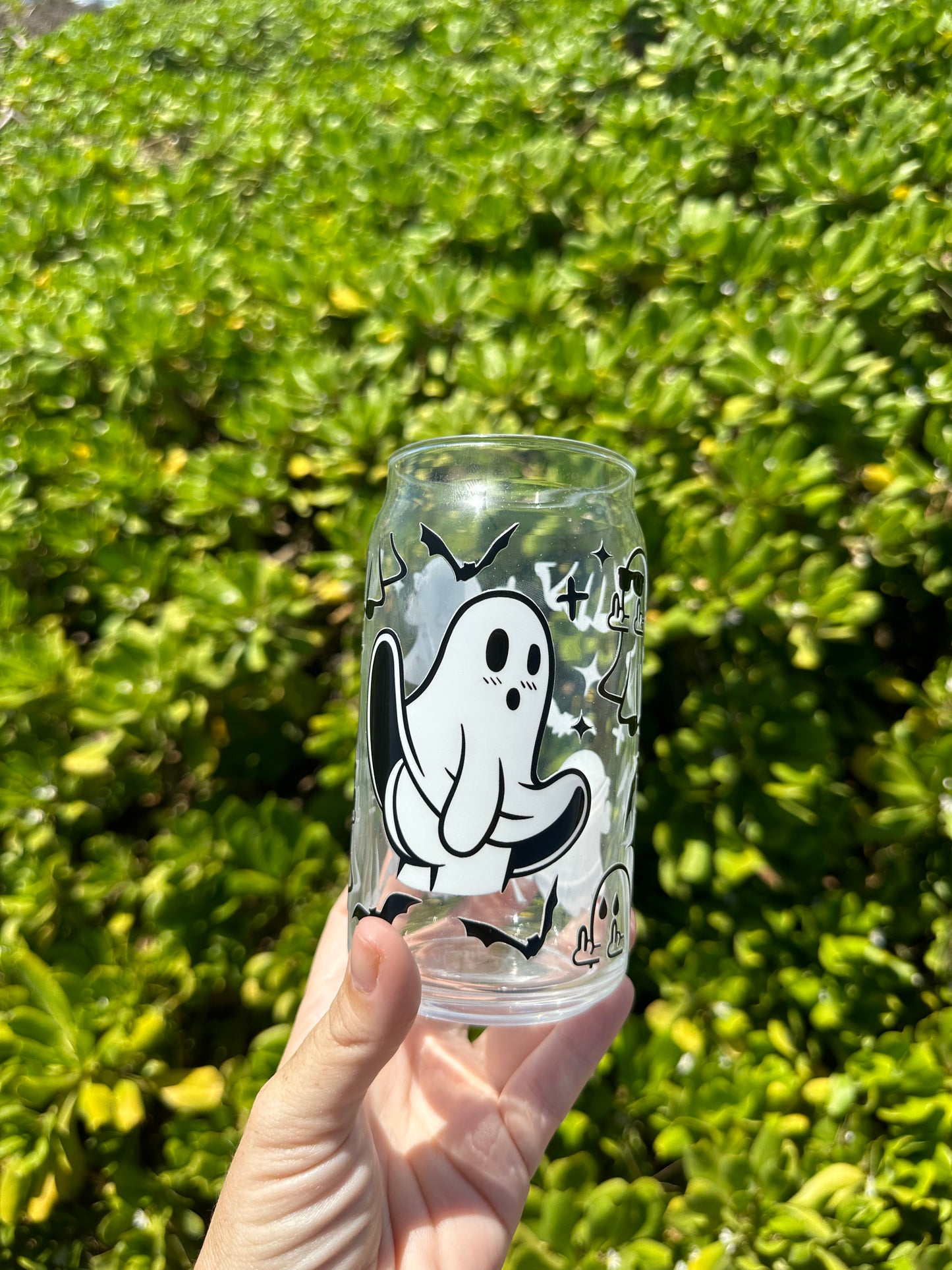 Sassy Halloween beer can cup