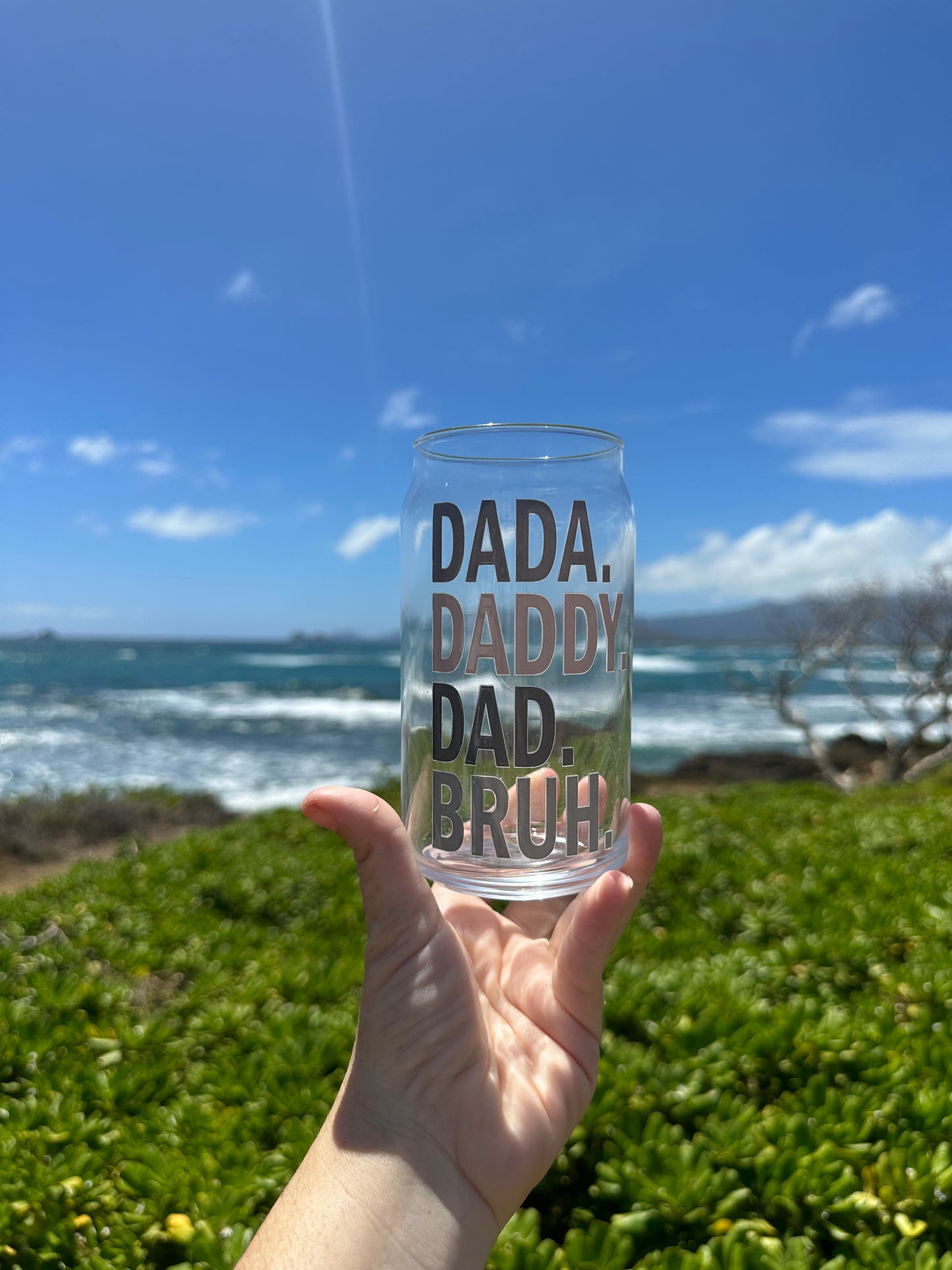 Dada Daddy Dad beer can cup