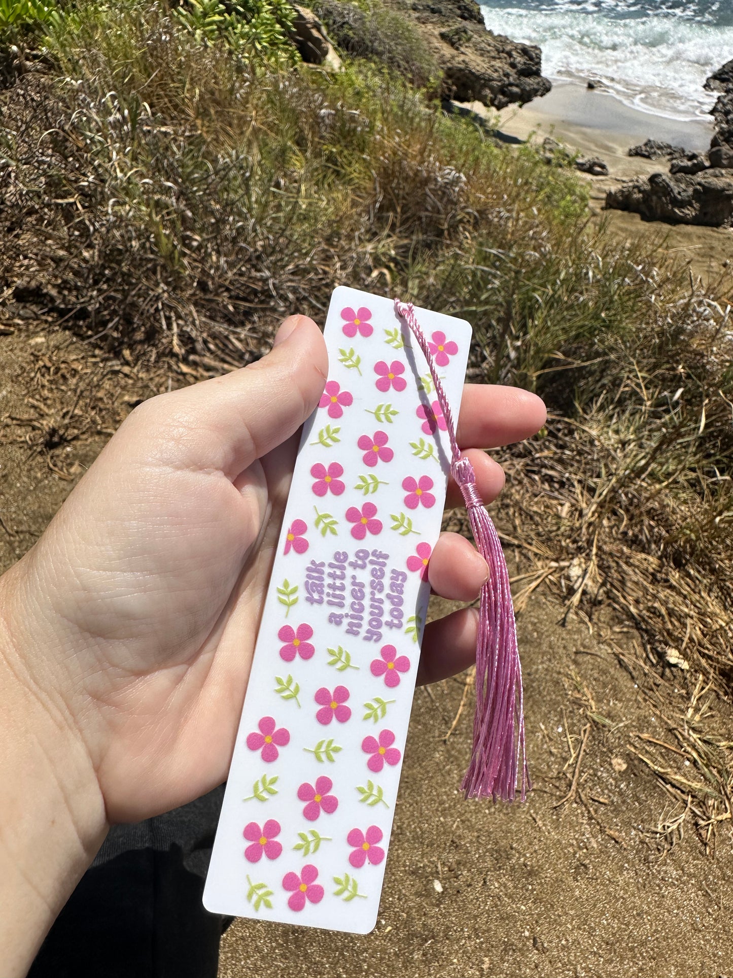 Talk Nice to yourself bookmark