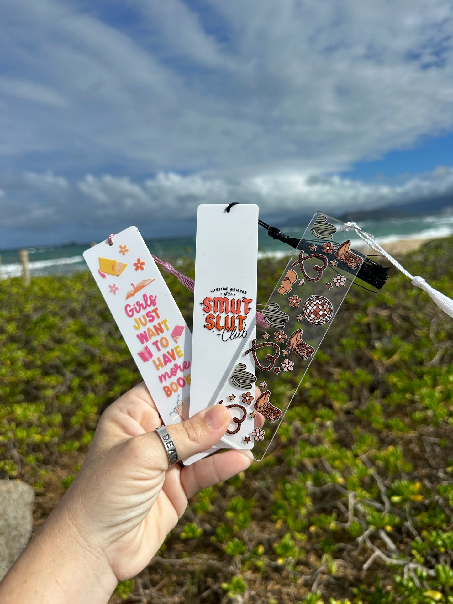 The Girlies want books bookmark