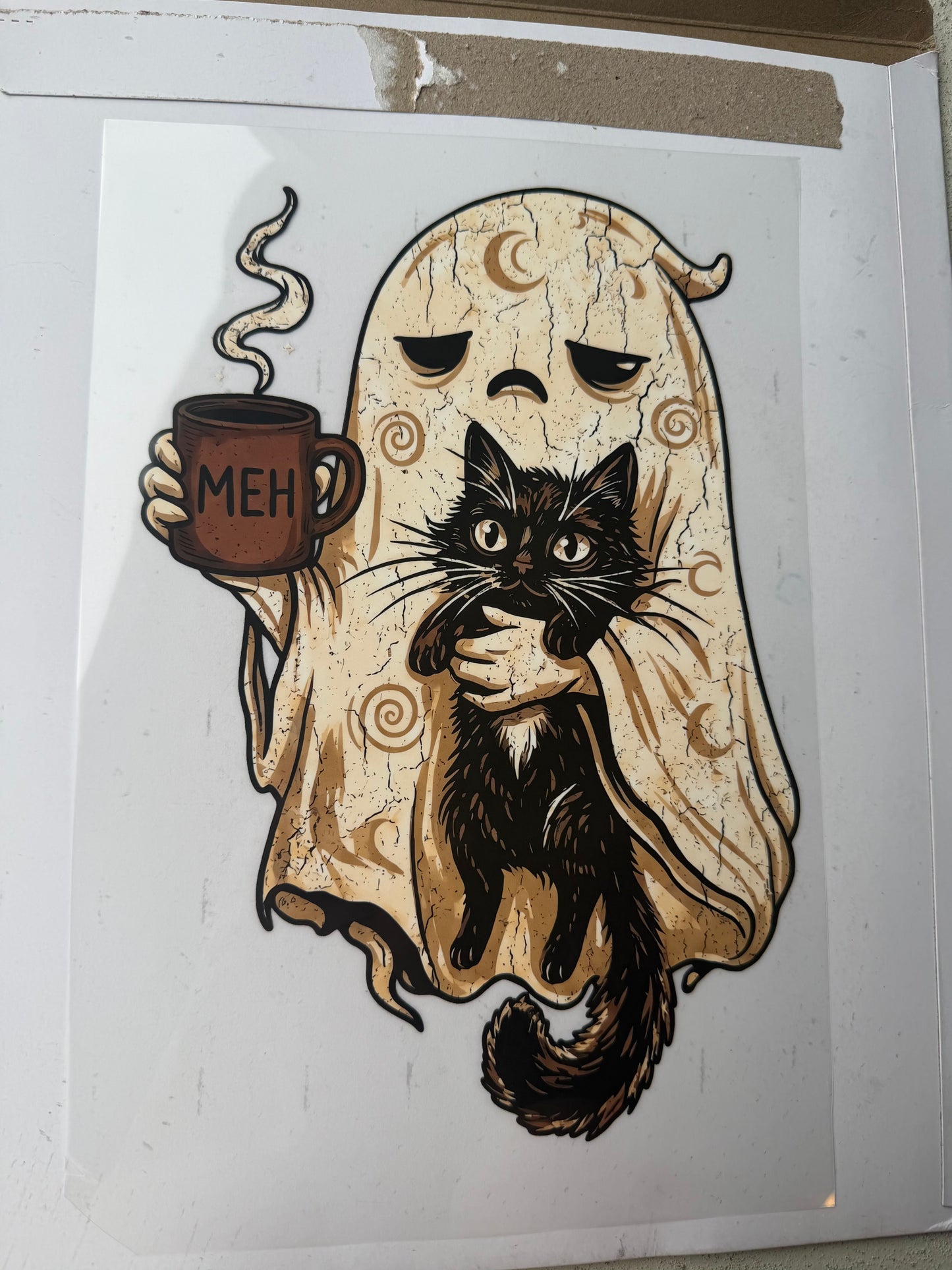 Meh Ghost and Cat
