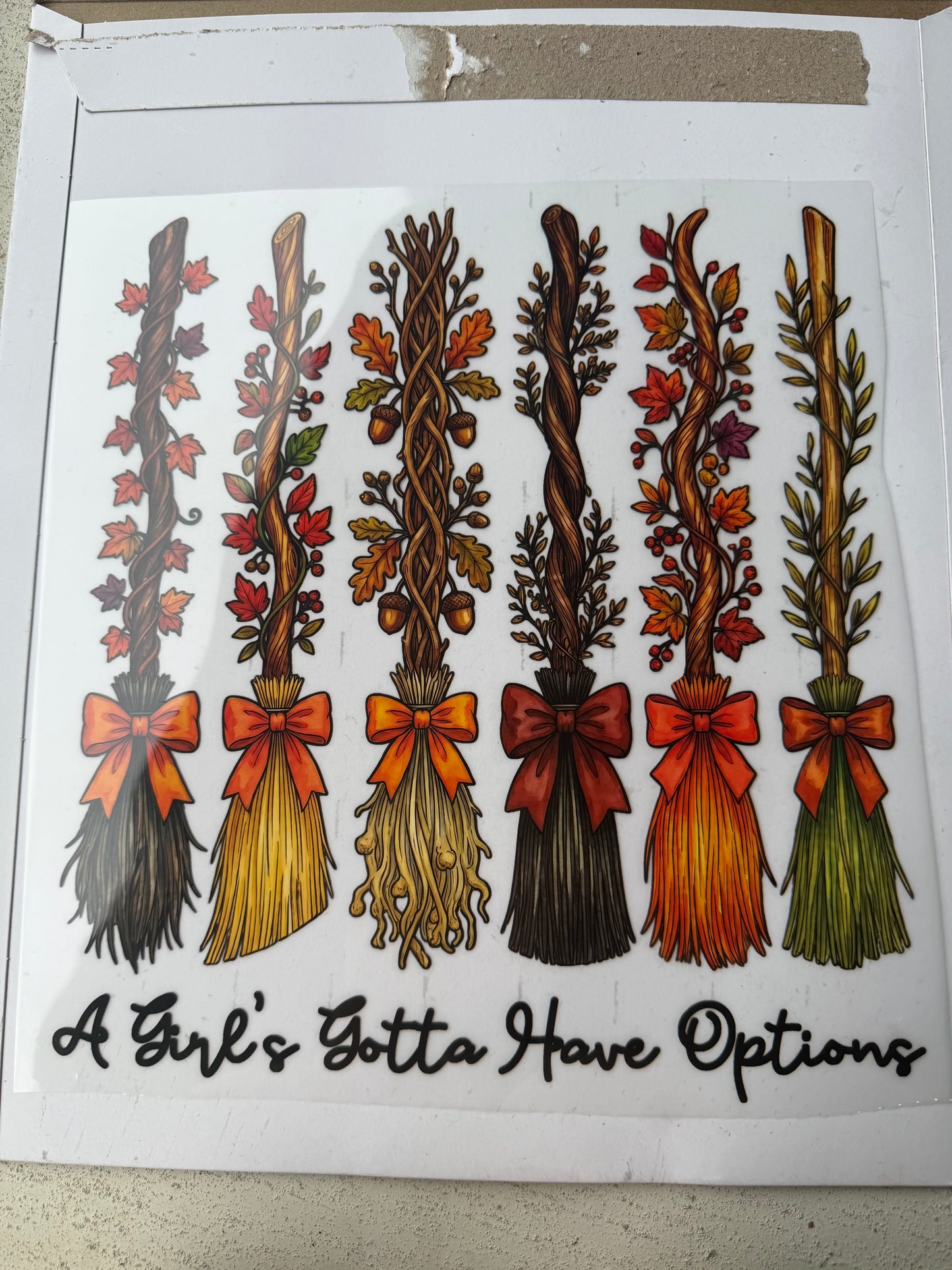 A girls gotta have options brooms
