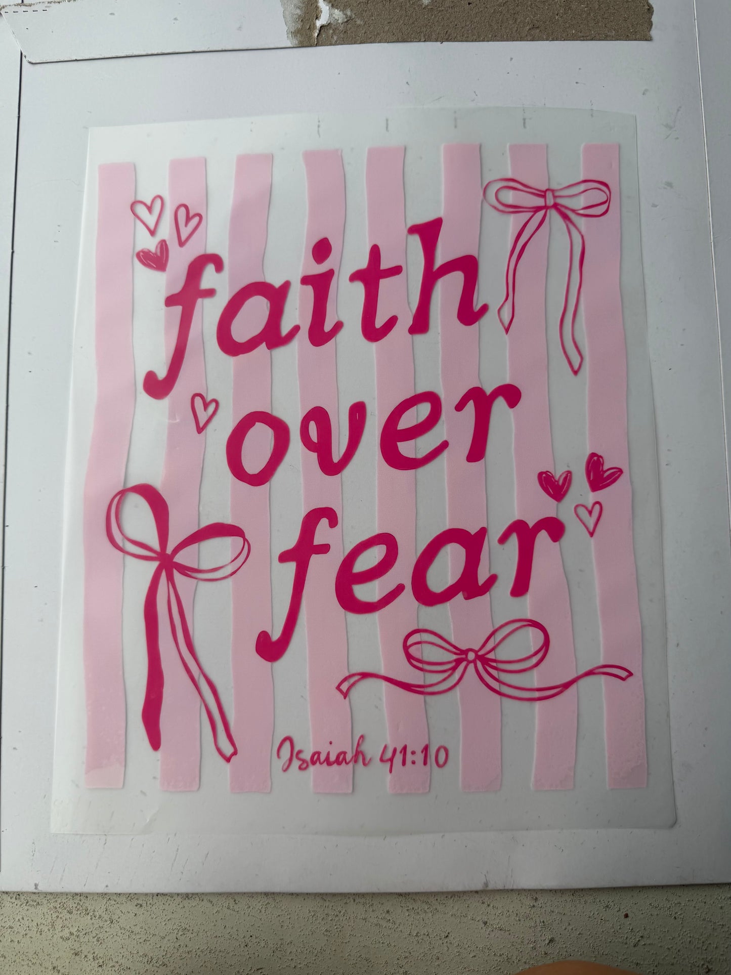 Faith over fear