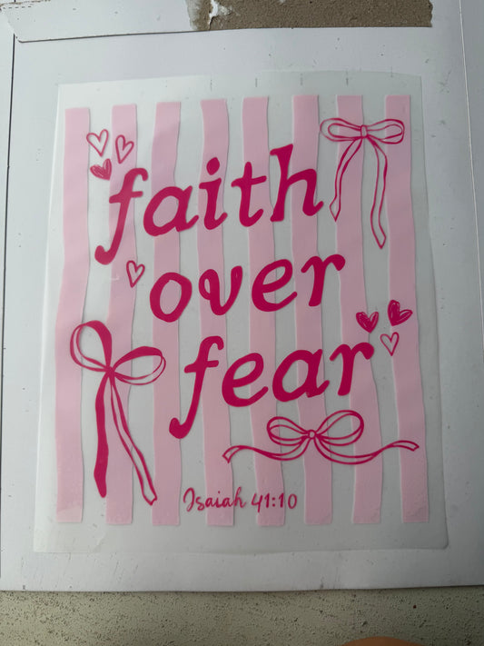 Faith over fear