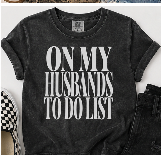 On my husbands to do list