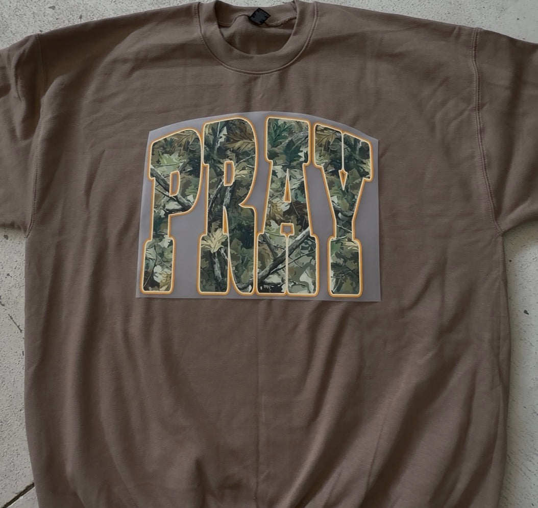 Jesus Camo Crewneck