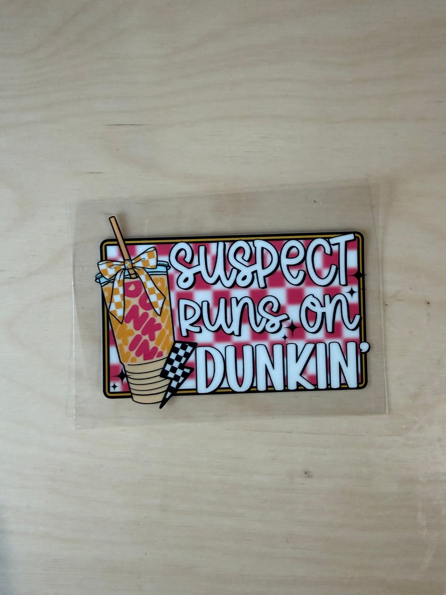 Suspect runs on Dunkin